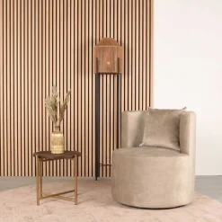 Polstersessel in Beige Velours - Sealand^Wohnen Online