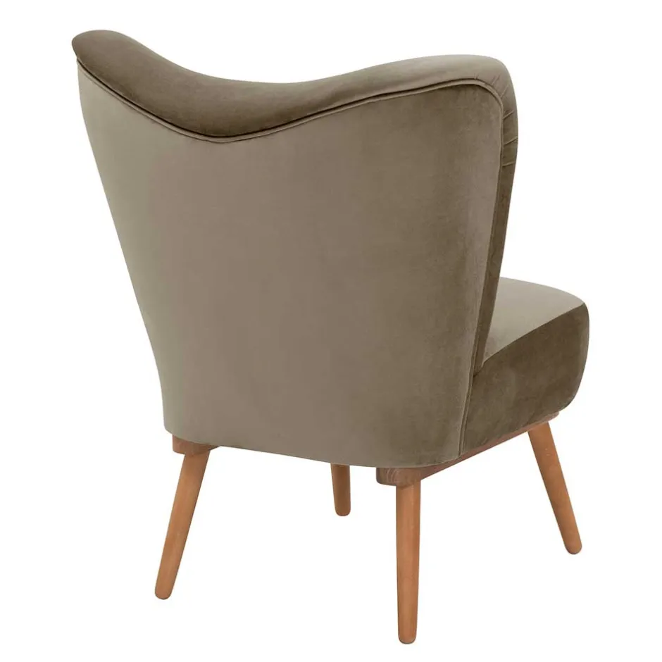 Polstersessel in Beigegrau und Erle - Debe^Wohnen Outlet