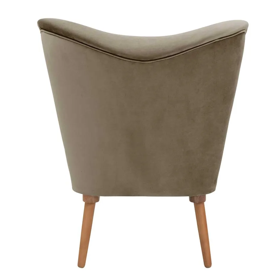 Polstersessel in Beigegrau und Erle - Debe^Wohnen Outlet