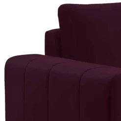 Wohnen Polstersessel in Bordeaux Samt - Snella