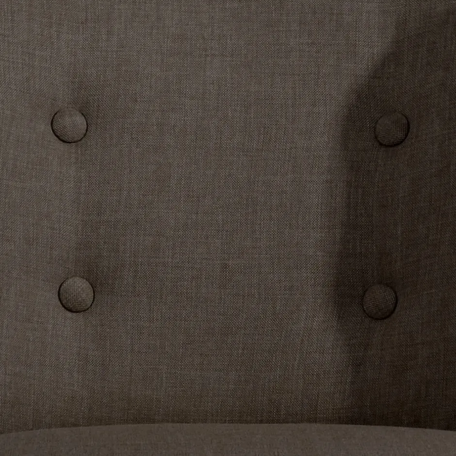 Polstersessel in Dunkelbraun und Schwarz - Melicus^Wohnen Clearance