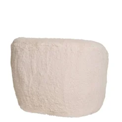 Wohnen Polstersessel in Offwhite Webplüsch - Eddy