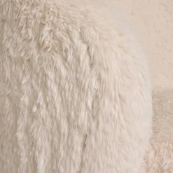 Wohnen Polstersessel in Offwhite Webplüsch - Eddy