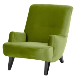 Wohnen Polstersessel in Oliv Grün und Schwarz - Sofia