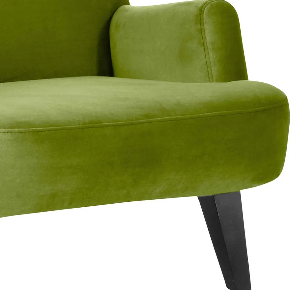 Wohnen Polstersessel in Oliv Grün und Schwarz - Sofia