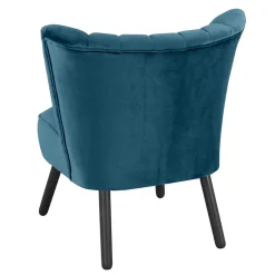 Wohnen Polstersessel in Petrol und Schwarz - Floyda