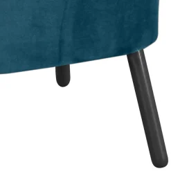 Wohnen Polstersessel in Petrol und Schwarz - Floyda