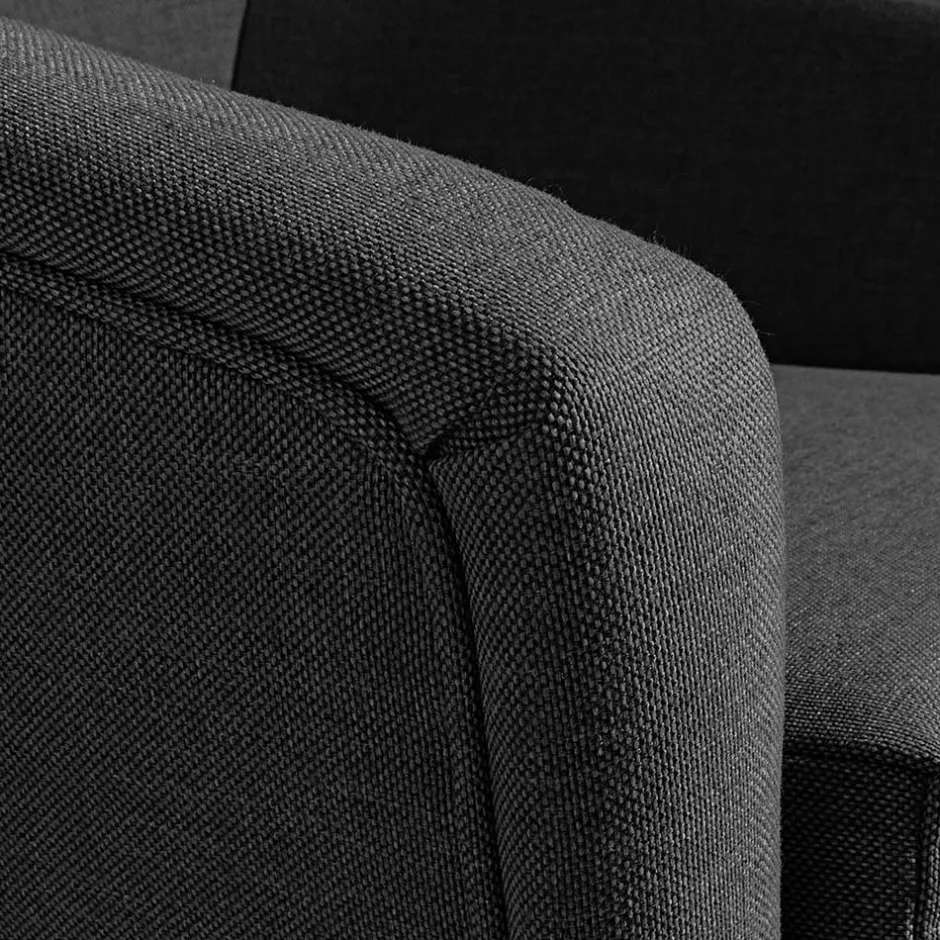 Wohnen Polstersessel in Schwarz und Buche Natur - Gates