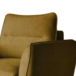 Polstersessel in Senfgelb Samt - Ombragon^Wohnen Outlet