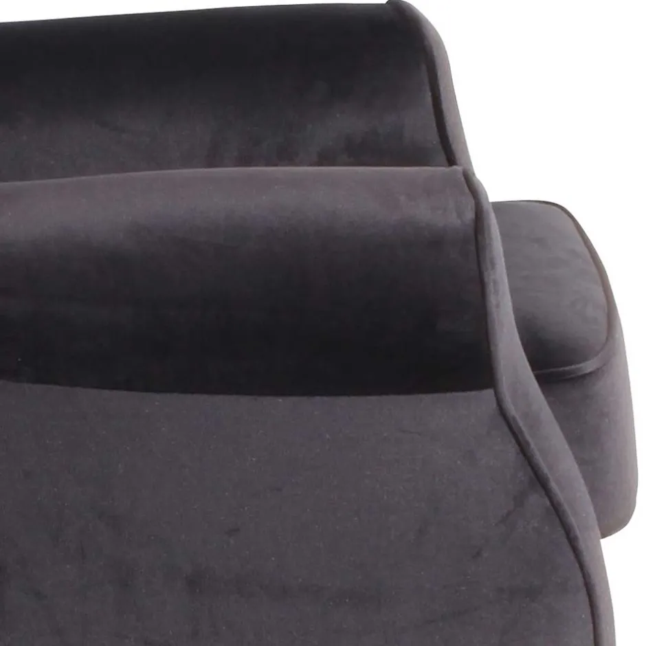 Wohnen Polstersessel mit Ohren in Anthrazit - Pyra