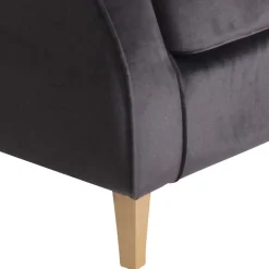 Wohnen Polstersessel mit Ohren in Anthrazit - Pyra