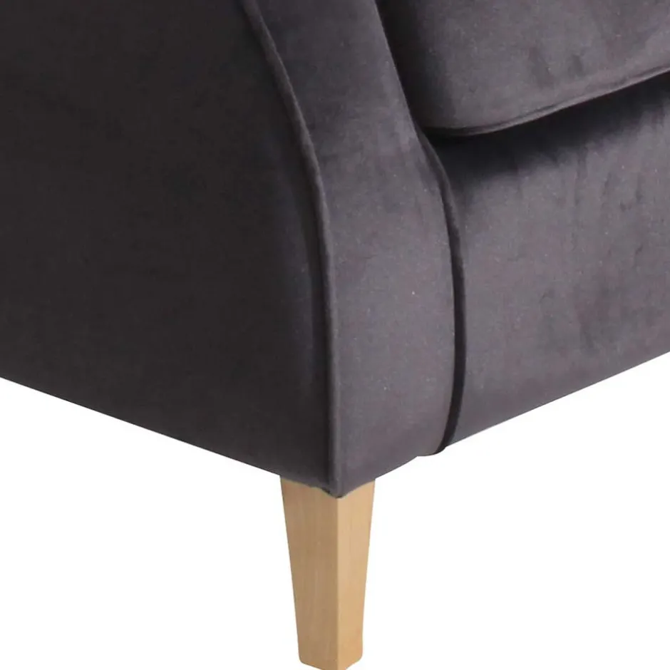 Wohnen Polstersessel mit Ohren in Anthrazit - Pyra