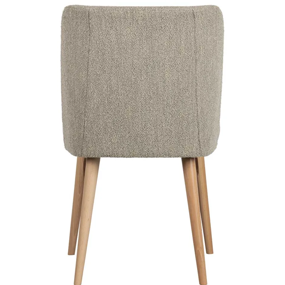 Polsterstühle in Beigegrau Boucle - Cornelys (2er Set)^Wohnen Outlet