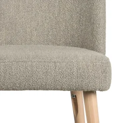 Polsterstühle in Beigegrau Boucle - Cornelys (2er Set)^Wohnen Outlet