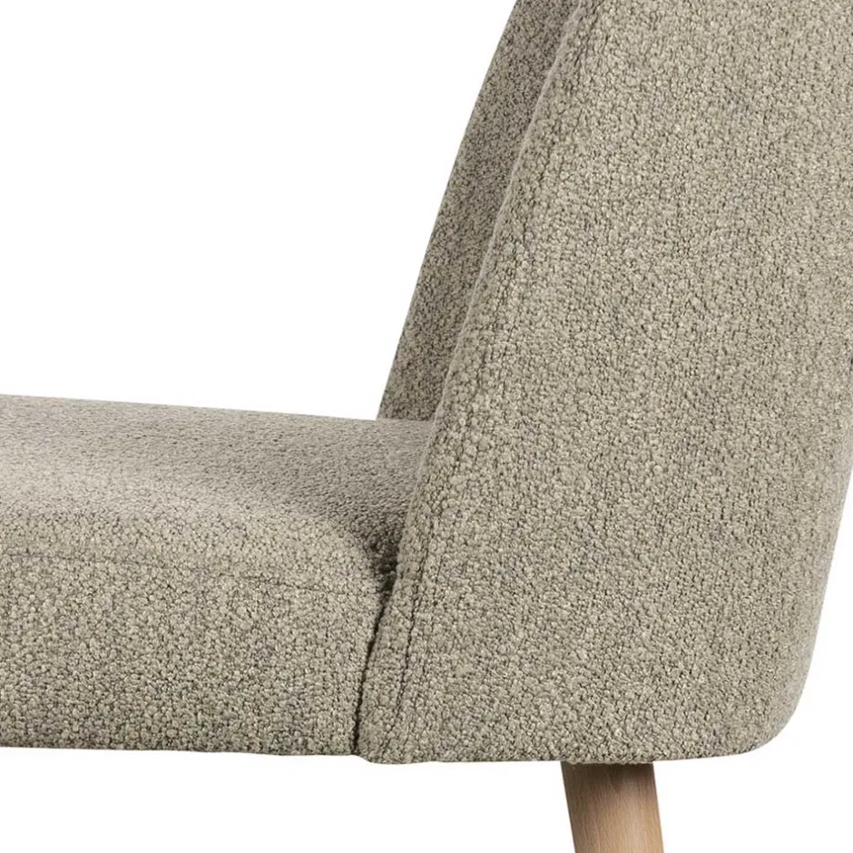 Polsterstühle in Beigegrau Boucle - Cornelys (2er Set)^Wohnen Outlet