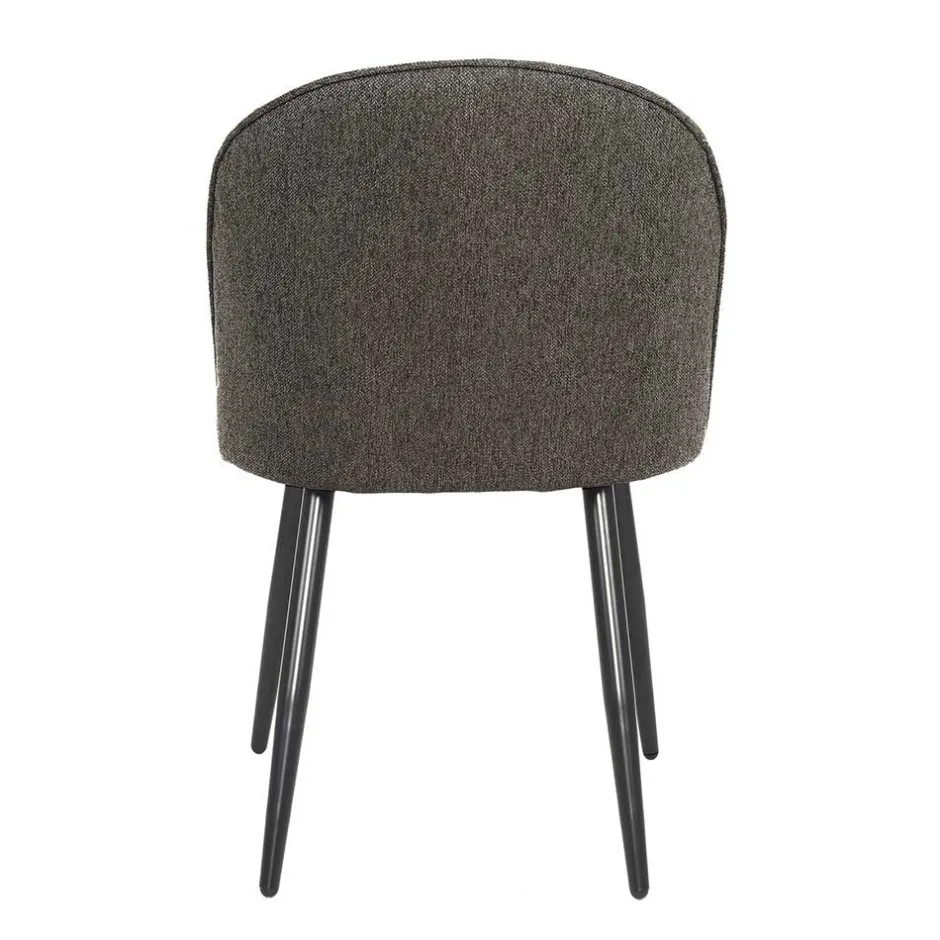 Polsterstühle in Dunkelgrau - Lolona (2er Set)^Wohnen Outlet