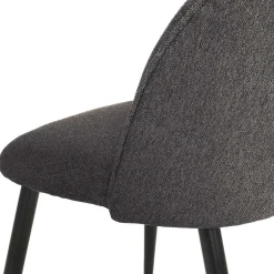 Polsterstühle in Dunkelgrau - Lolona (2er Set)^Wohnen Outlet