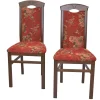 Polsterstühle in Rot mit Blumen - Sylverta (2er Set)^Wohnen Discount