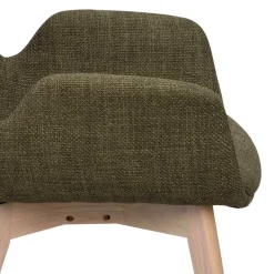 Polsterstühle mit Armlehnen in Dunkelgrün - Termi (2er Set)^Wohnen Best