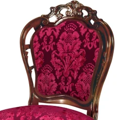 Polsterstuhl in Dunkelrot & Nussbaum - Ursanna^Wohnen New