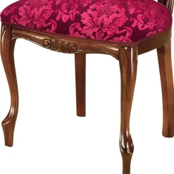 Polsterstuhl in Dunkelrot & Nussbaum - Ursanna^Wohnen New