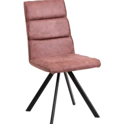 Polsterstuhl in Rosenholz - Isabelon (2er Set)^Wohnen Outlet