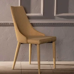 Polsterstuhl mit bezogenen Metallbeinen - Henrietta (2er Set)^Wohnen Sale