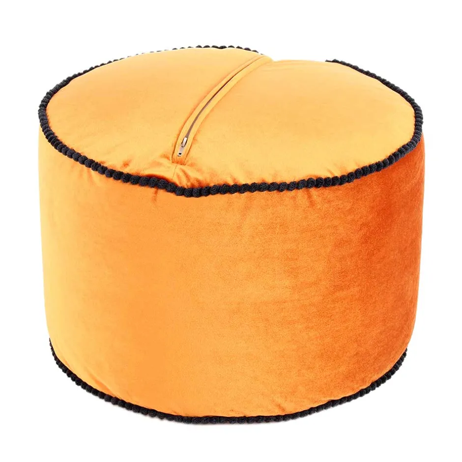 Pouf Yogakissen in Bronze Samt - Ynvinata^Wohnen Outlet