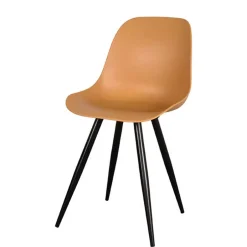 Wohnen PP Schalenstühle in Ocker - Sayetton (2er Set)