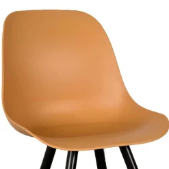Wohnen PP Schalenstühle in Ocker - Sayetton (2er Set)