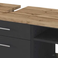 Praktischer Unterbeckenschrank mit Regal - Estregos^Wohnen New