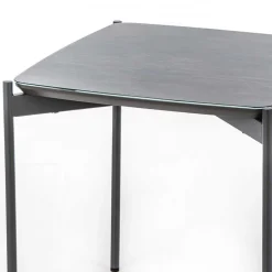 Quadrat Beistelltisch in Blaugrau - Vrono^Wohnen New