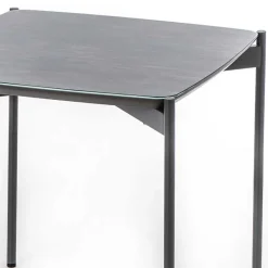 Quadrat Beistelltisch in Blaugrau - Vrono^Wohnen New