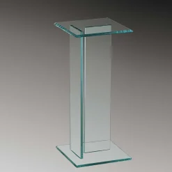Quadrat Blumensäule aus transparentem Glas - Nadia^Wohnen Best