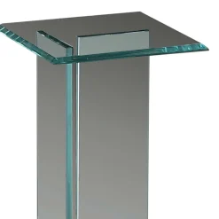 Quadrat Blumensäule aus transparentem Glas - Nadia^Wohnen Best