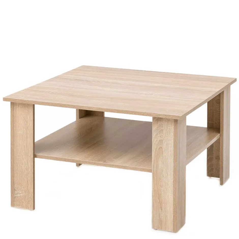 Quadrat Sofatisch in Holz Nachbildung - Zero^Wohnen Hot