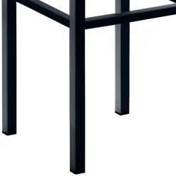 Quadrat Tresenhocker in Anthrazit & Schwarz - Madrid^Wohnen New