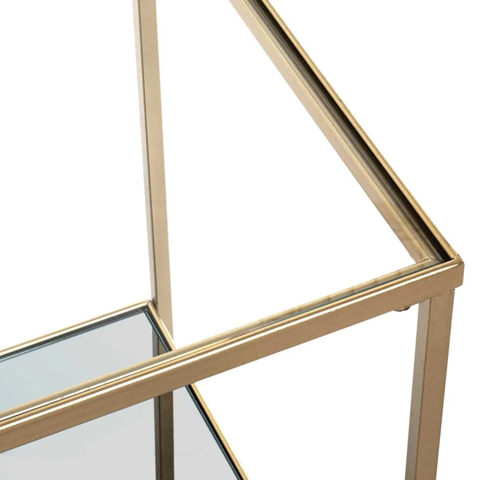 Quadratischer Beistelltisch aus Klarglas - Clair^Wohnen Outlet