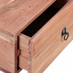 Wohnen Quadratischer Design Nachttisch Vislan mit Schublade