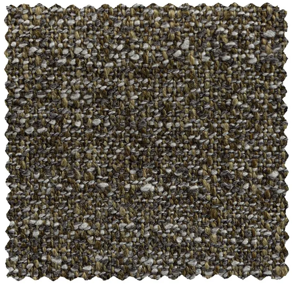 Quadratischer Hocker in Graugrün Blassgrün - Brasso^Wohnen Outlet