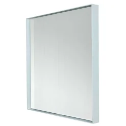 Quadratischer Spiegel in Weiß - Sandja^Wohnen Outlet