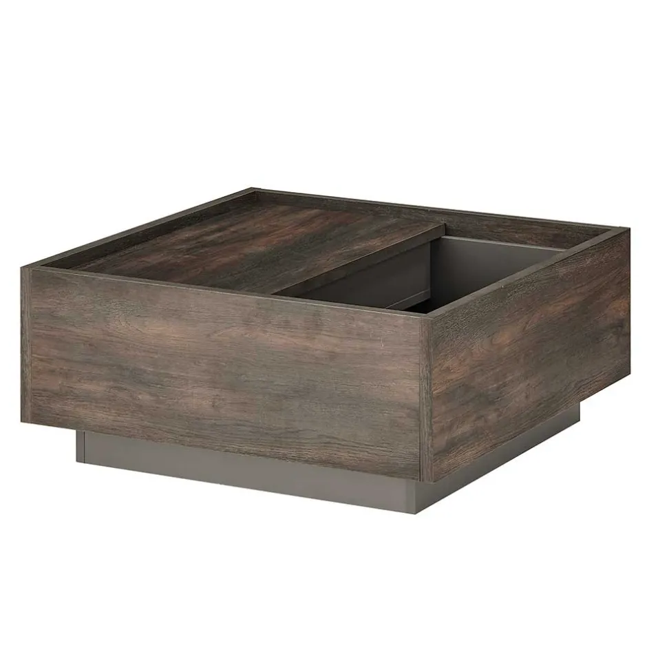 Quadratischer Wohnzimmertisch mit Staufach - Mundo^Wohnen New