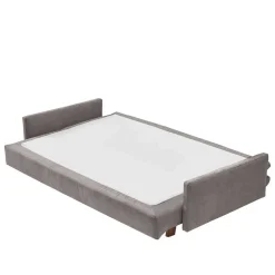 Wohnen Querschläfer Schlafcouch in Beigegrau - Backbeat