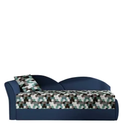 Recamiere mit Bettfunktion mit mehrfarbigem Wabenmuster - Reading^Wohnen