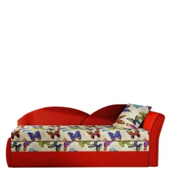 Recamiere mit bunten Schmetterlingen - Greyment^Wohnen Clearance