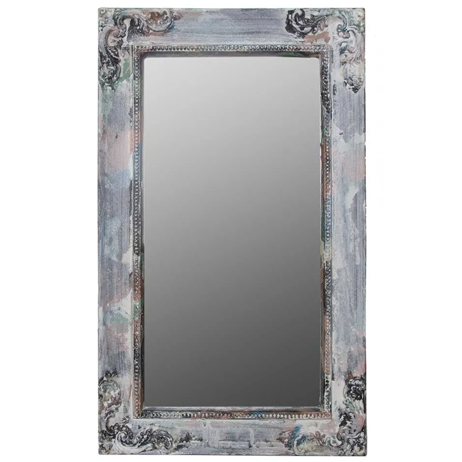 Wohnen Rechteck Spiegel im Shabby Chic Landhaus - Aluko