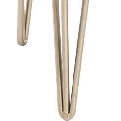 Wohnen Rechteckiger Beistelltisch mit Spiegelglas Platte - Fire