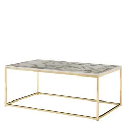 Rechteckiger Couchtisch in Marmor Optik - Saneb^Wohnen Sale
