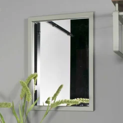 Rechteckiger Flur Spiegel in Graugrün - Monterrey^Wohnen Outlet