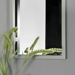Rechteckiger Flur Spiegel in Graugrün - Monterrey^Wohnen Outlet